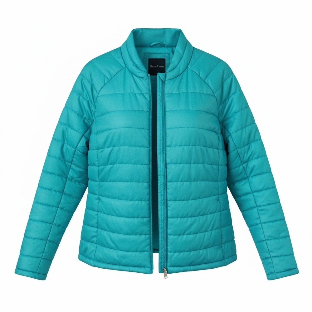 Faded Glory Women’s Blue Puffer Winter Jacket Coat Size XL